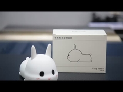 Silicone Lovely 7 Colors LED Children Animal Night Light Cartoon Baby Nursery Lamp Bunny Rabbit