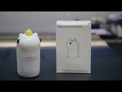 Mini Smart Unicorn Silicone Night Light Alarm Clock Support Dimmer Customized Designs