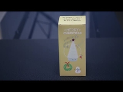 Custom Eco-friendly Christmas Tree Night Light with Touch Control and Music Function